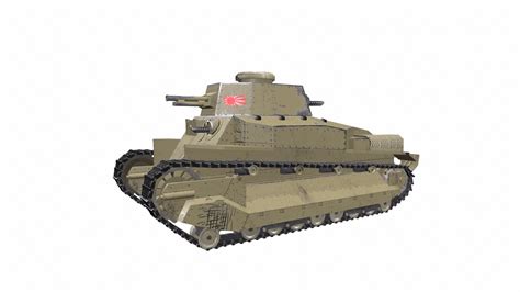 3d Type 89 I Go Tank Turbosquid 1580762