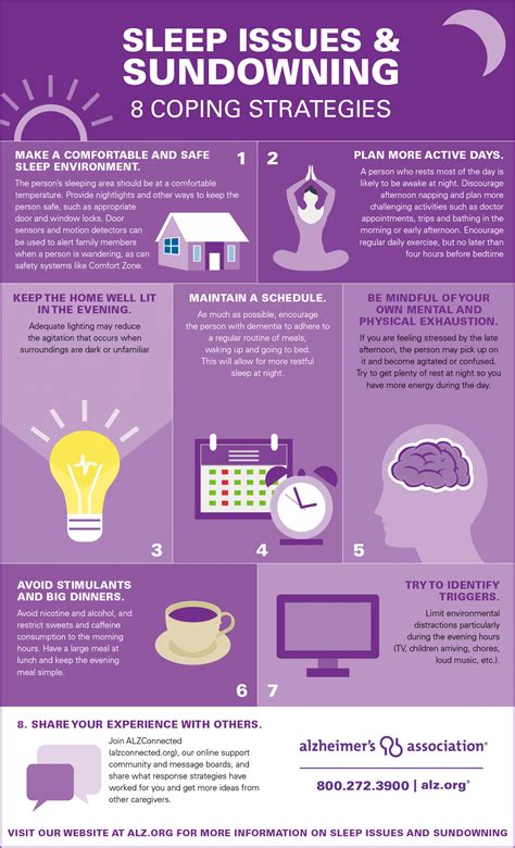 8 coping tips for dementia sundowning and sleep issues [infographic] dailycaring