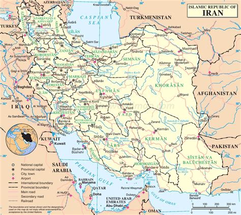 Iran Political Map