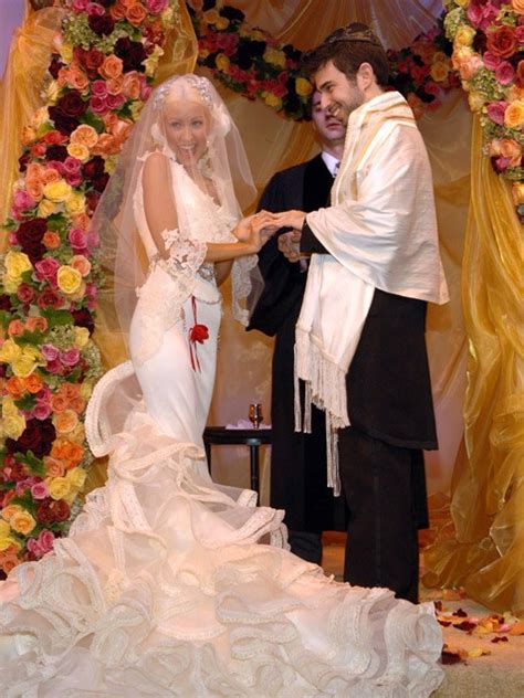 The Celebrity Weddings Blog Marriage Made Christina Aguileras