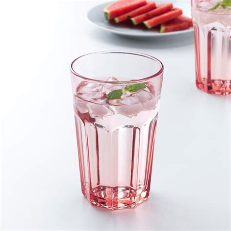 Pokal Glass Pink 35 Cl 12 Oz Ikea
