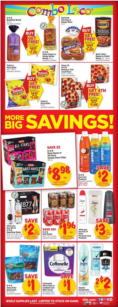 Heb Weekly Ad Lufkinshop Cart