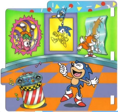 Gameworld Page From The Official Artwork Set For Sonicthehedgehogs