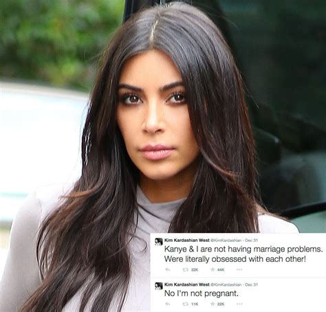 kim kardashian goes on twitter rant says she s not pregnant and all is good with kanye west
