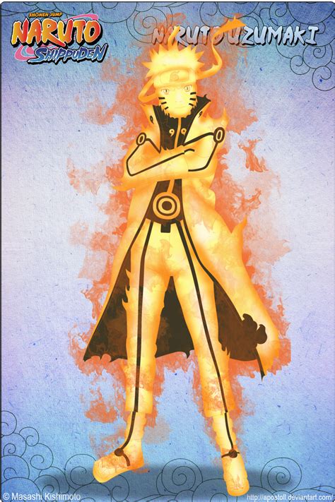 Naruto 9 Tails Chakra Mode By Apostoll On Deviantart