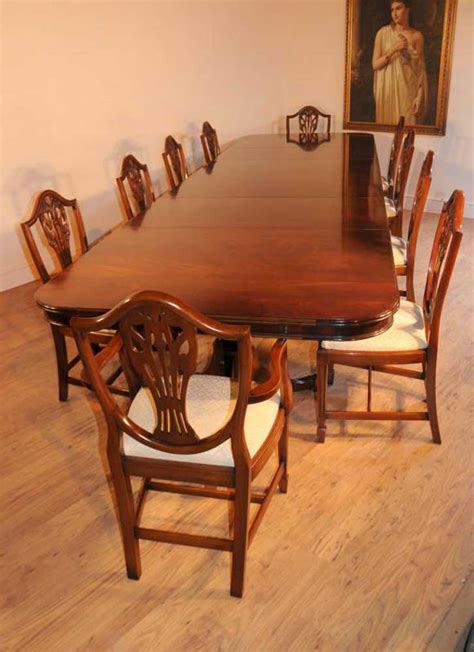 Modern leather french oak wood dining chairs item no. Mahogany Regency Dining Set Table & Prince Wales Chairs