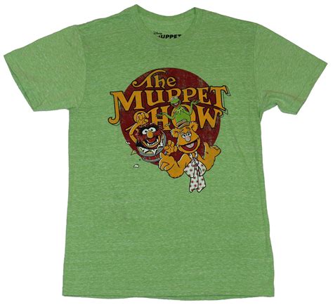 The Muppets Mens T Shirt The Muppet Show Cartoon Logo Image Medium