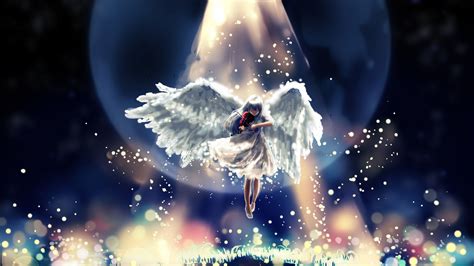 Angel Anime Girl Blue Wings Wallpaper 1920x1200 525094 22 Anime Angel