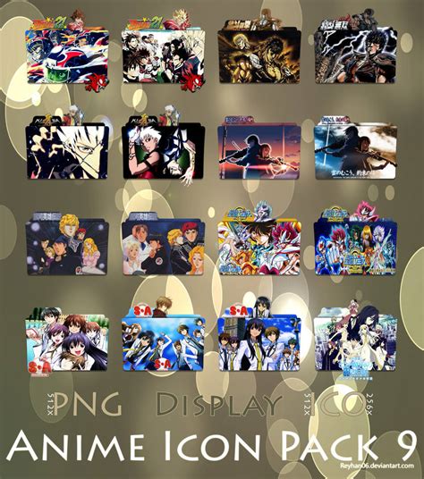 Anime Icon Pack 9 By Reyhan06 On Deviantart