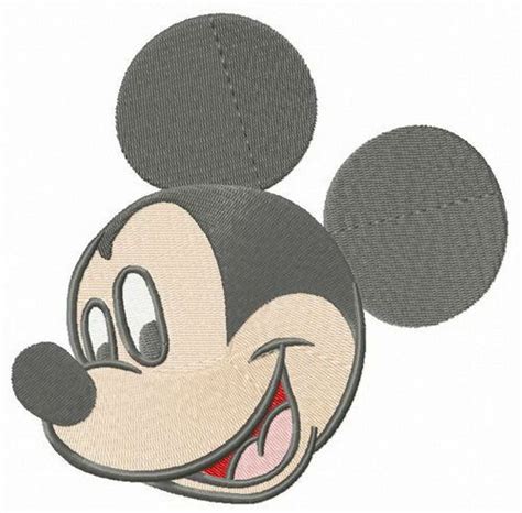 Stitches hoop size (inch) width x height hoop size (mm) width x height size embroidery (inch) width x height size embroidery (mm). Mickey Mouse happy muzzle embroidery design | Nakış ...