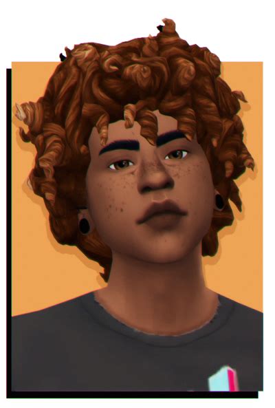 Curly Male Hair Sims 4 Cc Hairstyles6a