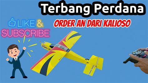 Anter Pesawat Rc Trainer Dan Test Terbang Langsung Youtube