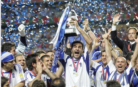 In this section greece welcomes back squad zagorakis named top player figo weighing up options greece win provides fitting finale review of euro 2004 euro 2004. others: EURO 2004 FINAL