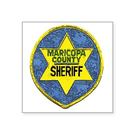Maricopa County Sheriff Patch Sticker Square Maricopa County Sheriff
