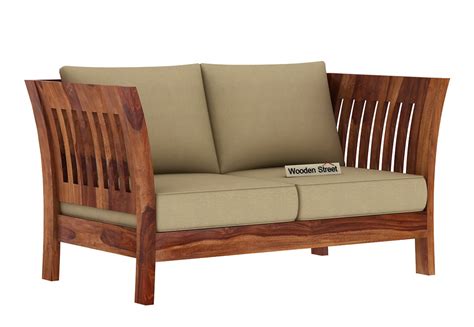 We manufacture solid teak wood king & queen size beds with storage in the finest bedroom furniture designs. Buy Raiden 2 Seater Wooden Sofa (Teak Finish) Online in ...