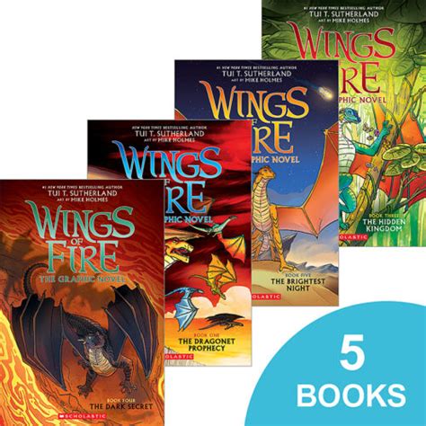 Wings Of Fire The Graphic Novel Books 15 Pack By Tui T Sutherland