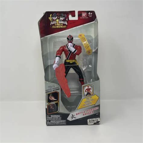 Power Rangers Super Samurai Battle Morphin Fire Red Ranger Figure