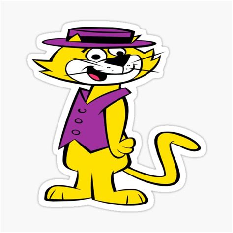Top Cat Sticker For Sale By Bestoffers Redbubble