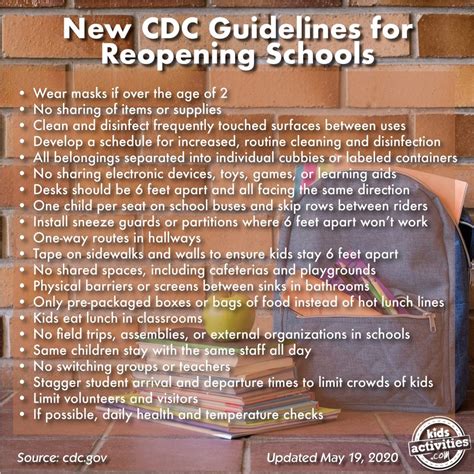Heres How The New Cdc Guidelines May Change The Education System Kids