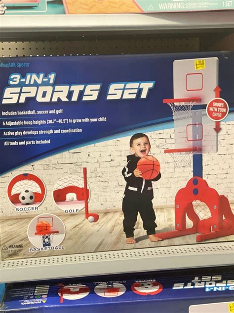 Deal Minnark 3 In 1 Sports Set Basketball Soccer And Golf Ages