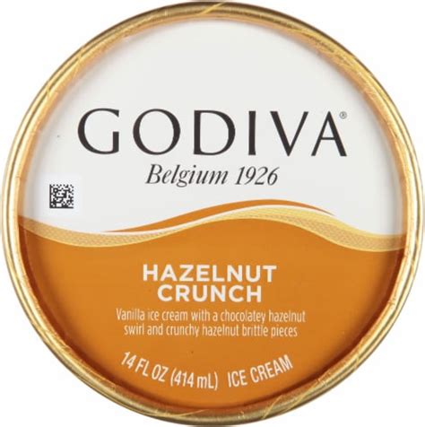 Godiva Belgium Hazelnut Crunch Ice Cream 14 Fl Oz Kroger