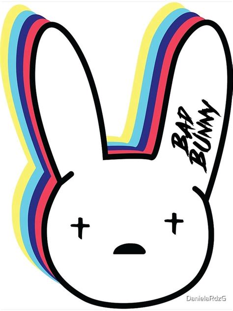 Póster Bad Bunny Logo De Danielardzg En 2021 Fotos De Bad Bunny