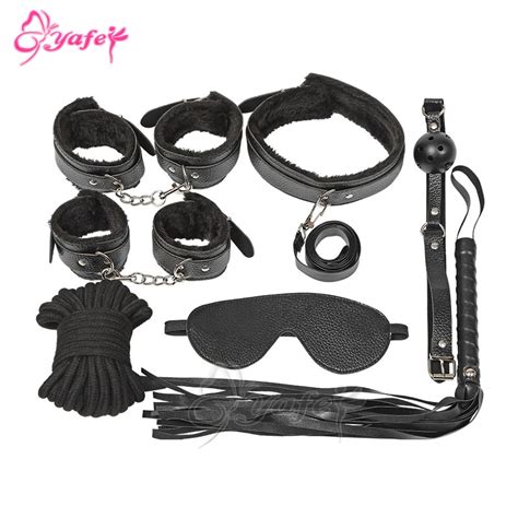 Pu Sm Bondage Handcuffs Adult Game Props For Couples Roleplay