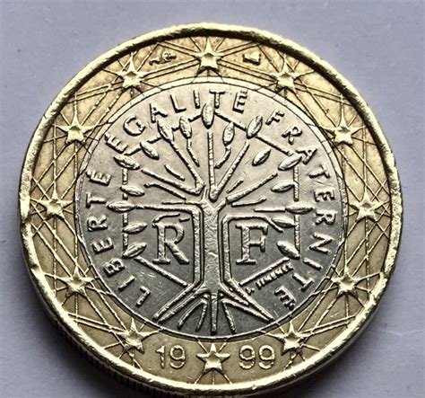 1 Euro Rare 1999 France Arbre De La Vie Etsy Australia