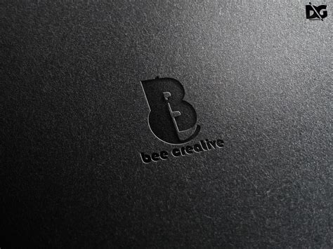 Free Black Emboss Logo Mock-up