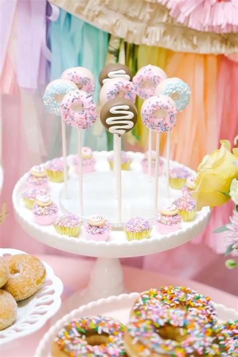 Still got some extra balloons lying around after all the previous diys? Kara's Party Ideas Pastel Donut Birthday Party | Kara's ...