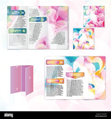 Multicolored Abstract Modern Creative Design Paper Brochure Leaflet