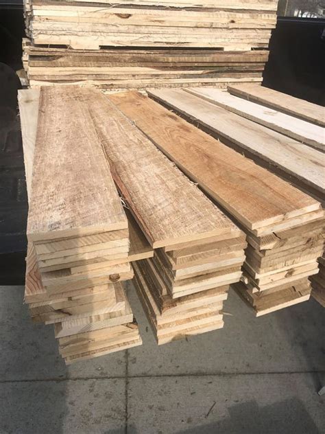 Rough Cut Hard Wood Lumber Planks For Rustic Accent Walls Etsy