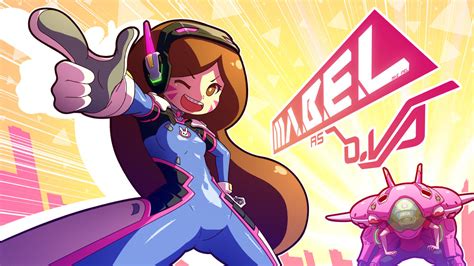 Mike Inel 그린 D va 팬아트 오버워치 PC RULIWEB