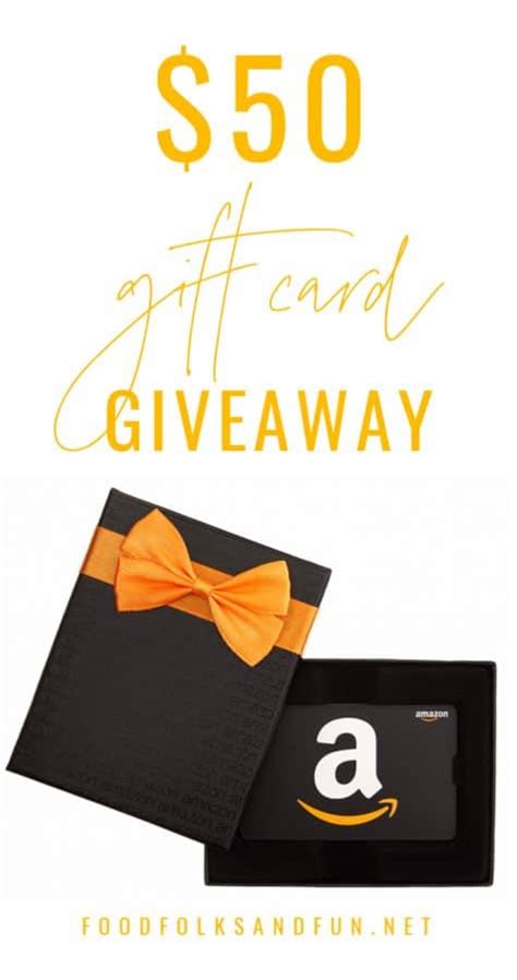 Father's day is coming up — you could stash the $50 gift card away til june and use the $15 credit yourself. May's $50 Amazon Gift Card Giveaway • Food Folks and Fun