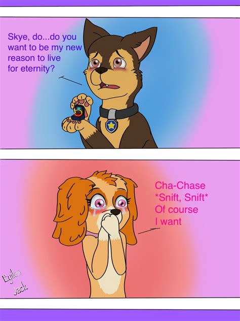 Chase X Skye Would You Like To Marry Me By Eyilesjack On Deviantart