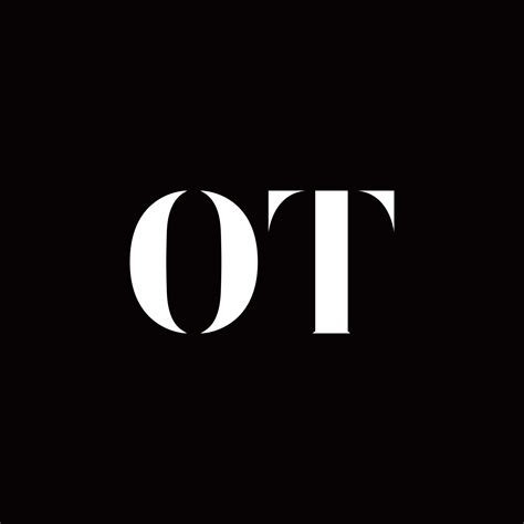 Ot Logo Letter Initial Logo Designs Template 2767882 Vector Art At Vecteezy