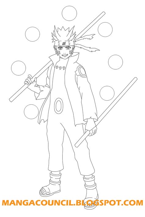 How to Draw Naruto Six Paths Sage Mode | Manga Council
