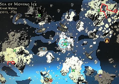 Sea Of Moving Ice Maps