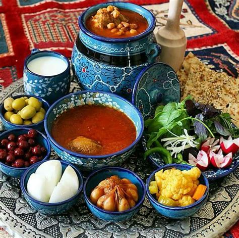 Traditional Persian Food Tray Persian Food Iranian Cuisine Persian Cuisine