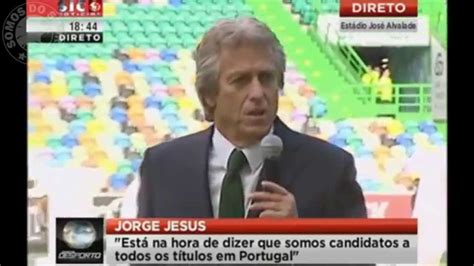 Jorge jesus é sócio do sporting clube de portugal desde criança, e mostrou. Apresentação de Jorge Jesus no Sporting - YouTube