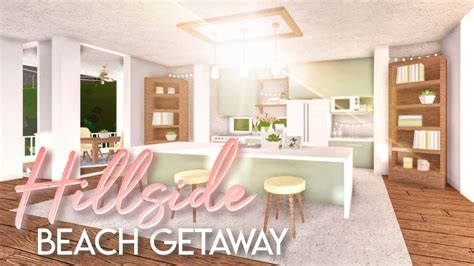 Bloxburg Hillside Beach Getaway House Build Youtube