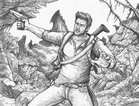 Coloriage A Imprimer Uncharted Gratuit Coloriage