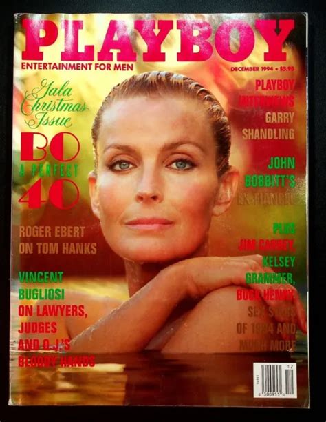 Vintage Playboy Magazine December Vg Bo Derek Christmas Elisa