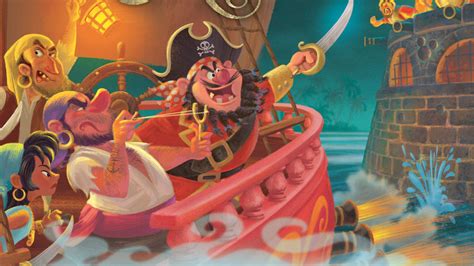 Originally, the pirates were supposed to chase the women (and one of the women chased a pirate for laughs), but it was changed so the women were chasing the pirates away. Pirates Of The Caribbean Attraction Picture Book And CD Makes Landfall At Disney Parks