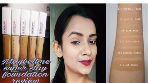 Maybelline New York super stay full coverage H liquid foundation detail review in हद YouTube