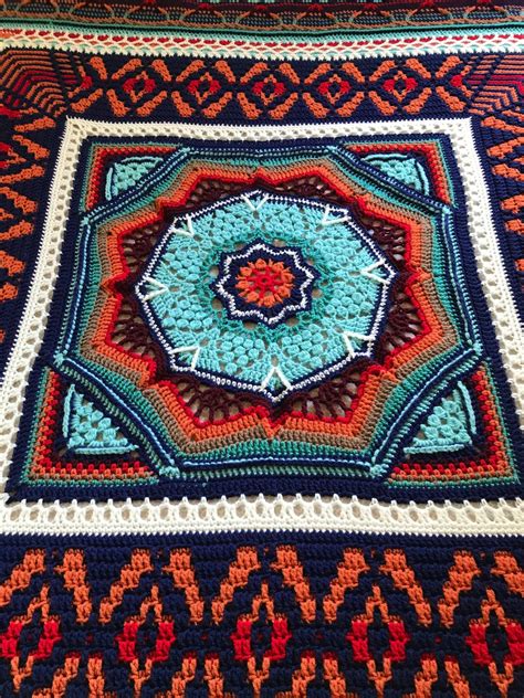 Crocheted Queen Size Blanket Etsy