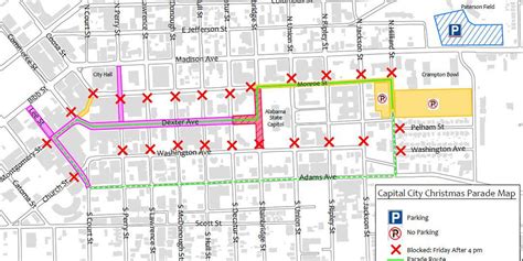 2015 Montgomery Capital Christmas Parade Details Road Closures