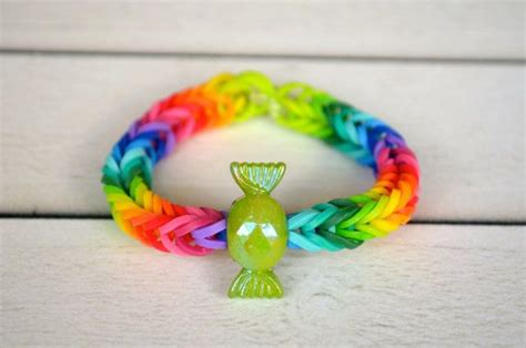 Candy Crush Rainbow Loom Friendship Bracelet Rubber Bands Multicolor