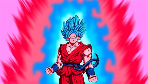 Goku Super Saiyan Blue Kaioken By Penandpaper64 On Deviantart