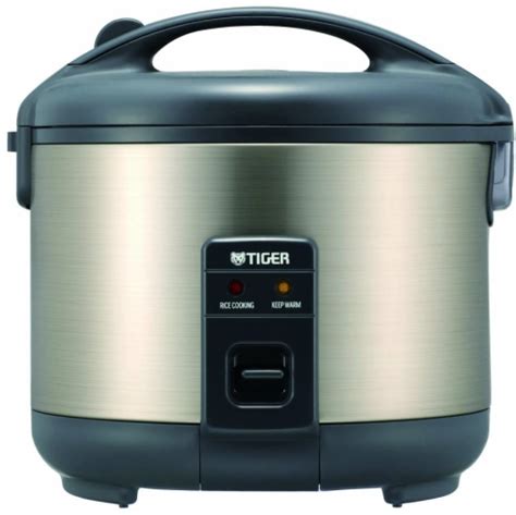 Tiger JNP S18U Stainless Steel Conventional Rice Cooker 10 Cups Made